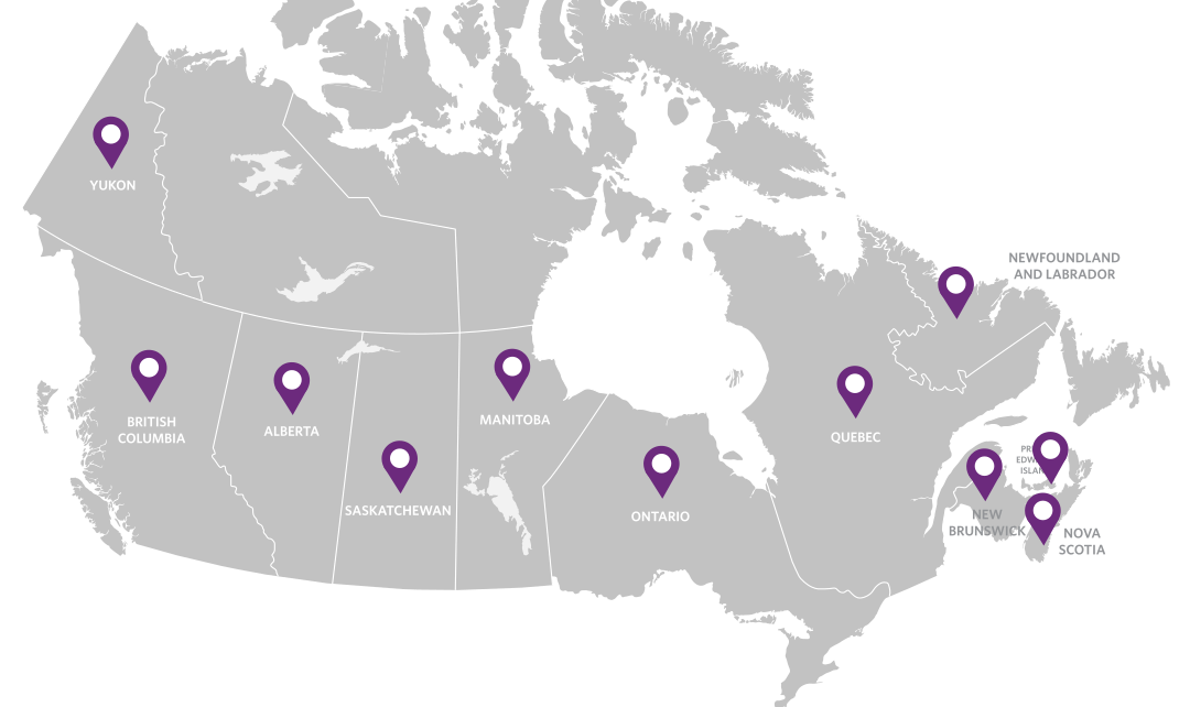Canada Wine Map