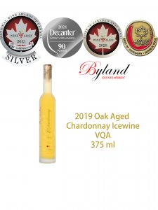 Byland Oak Aged Chardonnay Ice Wine 2019