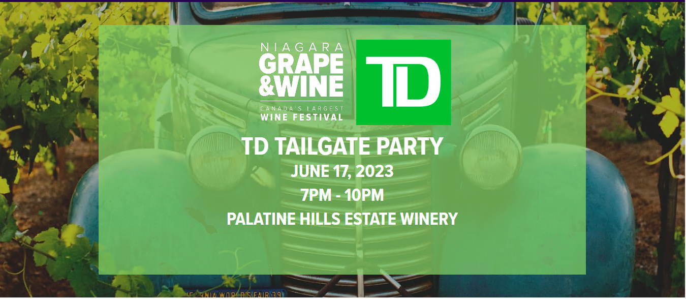 Niagara Grape & Wine Summer Series TD Tailgate Party Wine Country