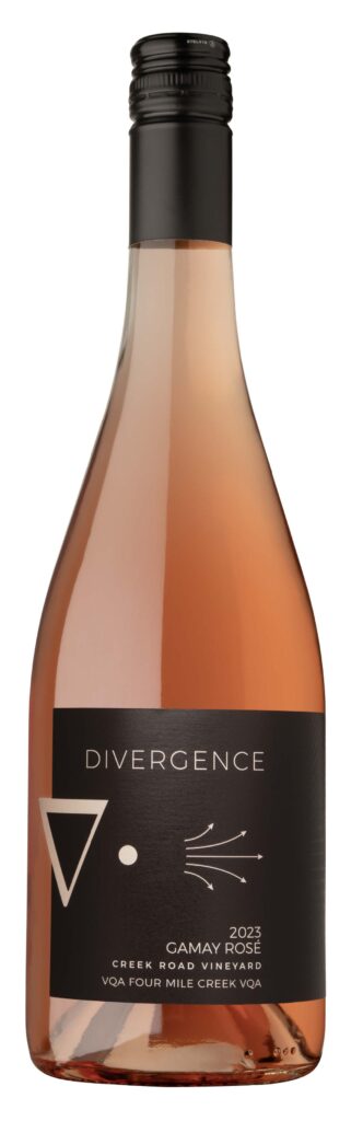 Divergence Wines Gamay Rosé – Creek Road Vineyard 2023