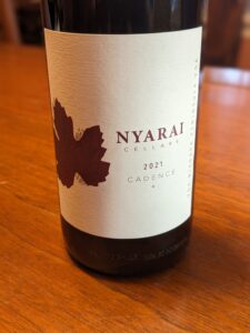 Nyarai Cellars 2021 Cadence
