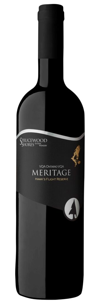 Sprucewood Shores Estate Winery	Hawk’s Flight Reserve Meritage